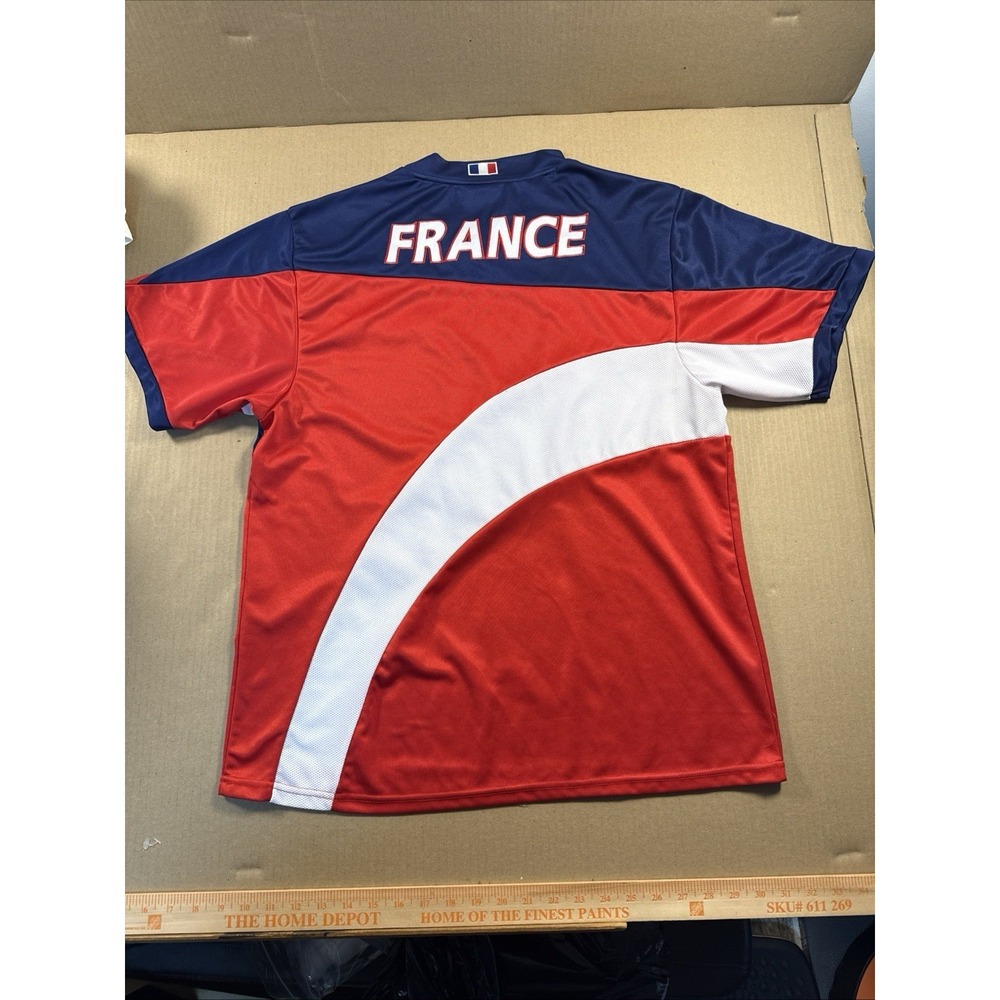 France Men's Futbol Soccer‎ Jersey Size Large/XL, Rook